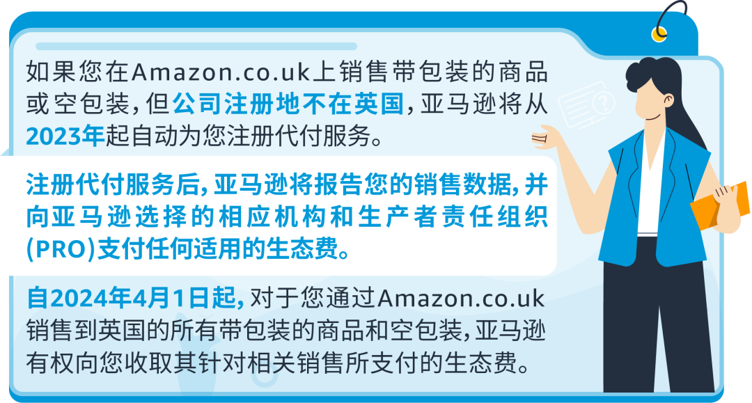 4月1日起，亚马逊代付服务助您完成最新英国EPR合规