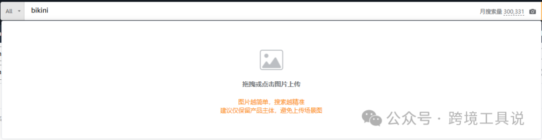 亚马逊可以以图搜图？教你一个方法