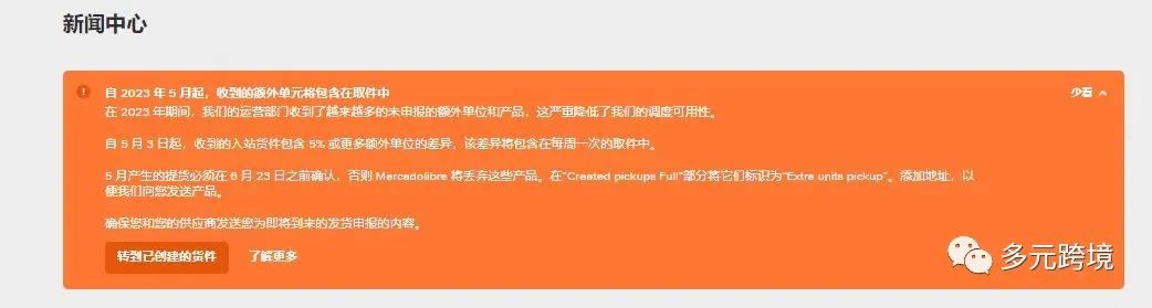 美客多错发超发最新政策