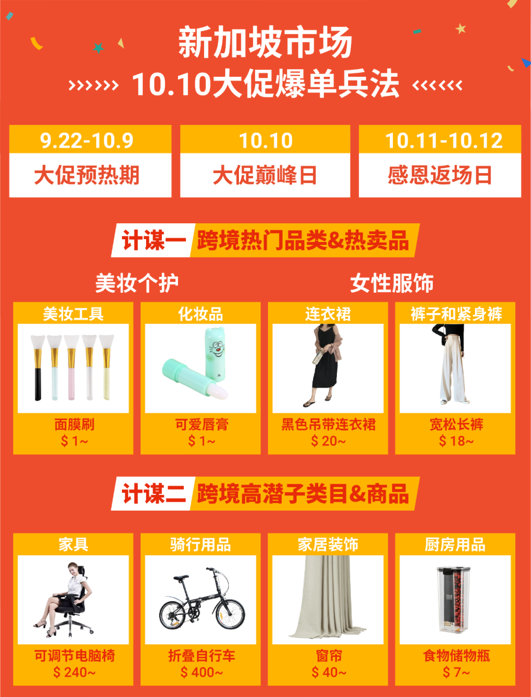 9.9冲刺! 卖家24小时作战细则, 5大东南亚消费画像助攻, 附10.10选品