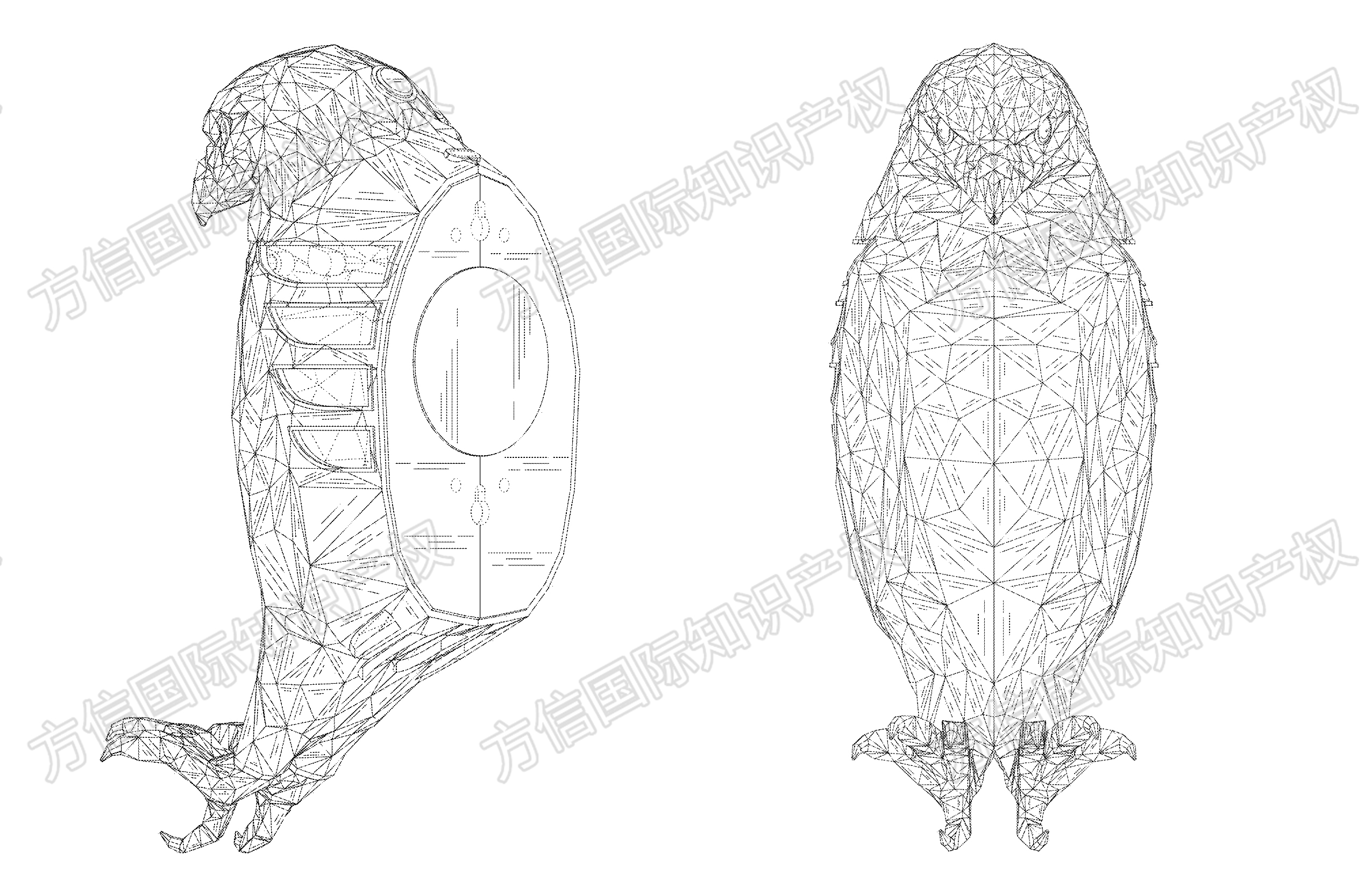 侵权预警！月销1000+老鹰壁灯Bald Eagle Wall Light专利下证！