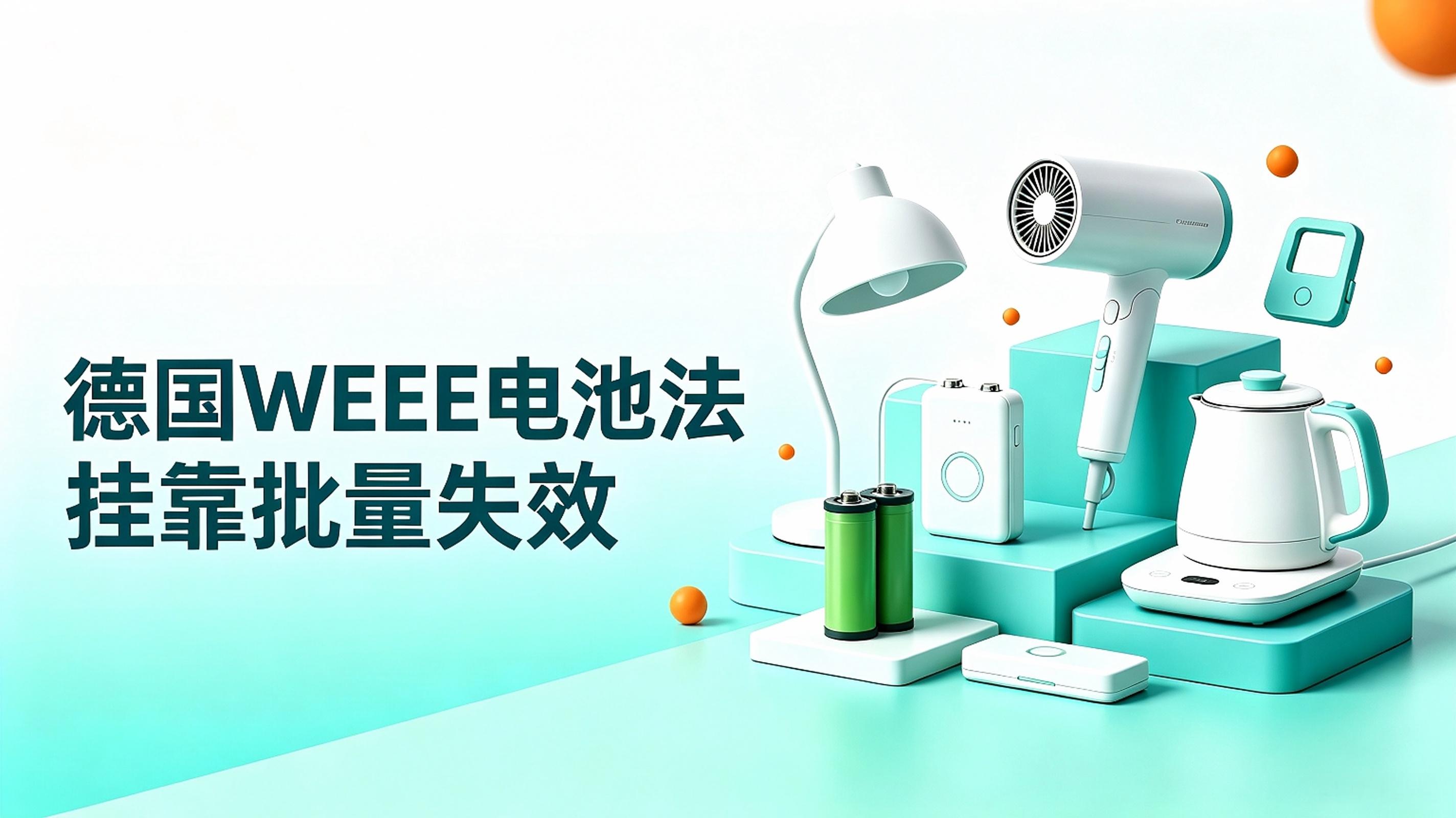 逐步限制！德国WEEE电池法挂靠批量失效
