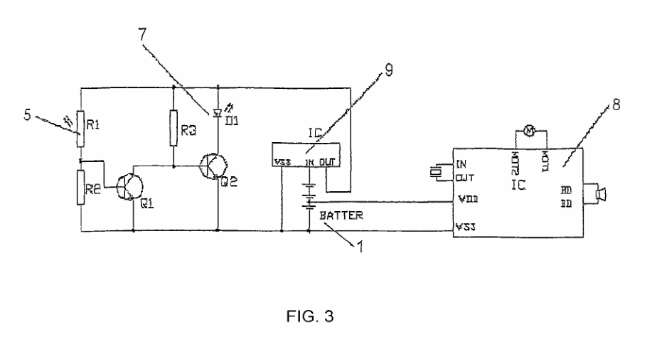 带有智能背光装置的时钟,美国专利侵权预警