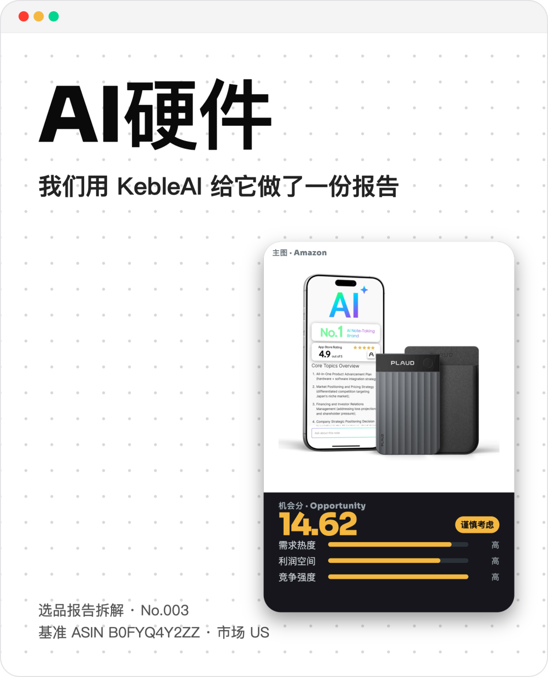 亚马逊上一张189美元的录音卡已经爆了,一个新兴的AI办公蓝海市场正在打开