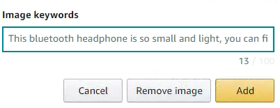 亚马逊产品A+页面中的图片关键词Image keywords有什么用？