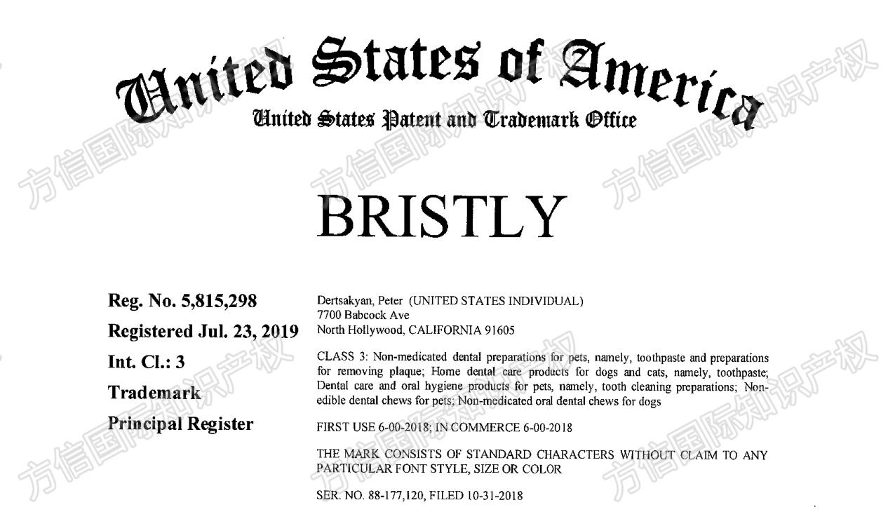 商标专利版权全方位维权！119个卖家中招，Bristly 宠物咀嚼玩具危险！