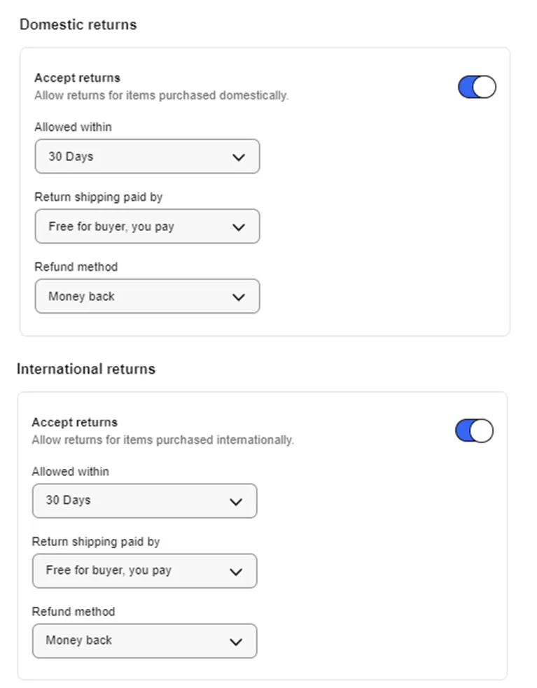 合理的设置退货，提高旺季售后处理效率