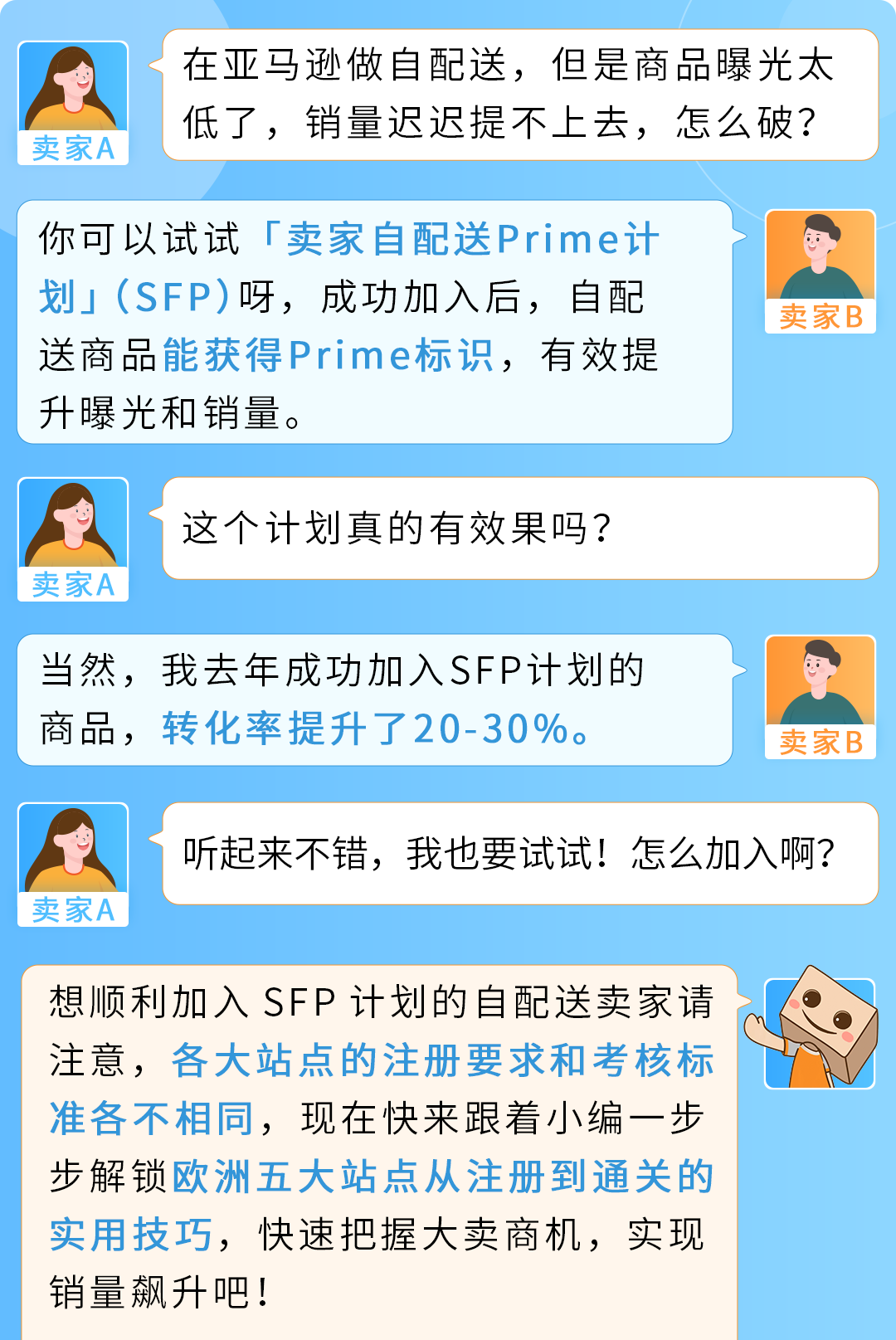 自配送卖家快速拿下Prime标识,有效提升亚马逊曝光和销量!