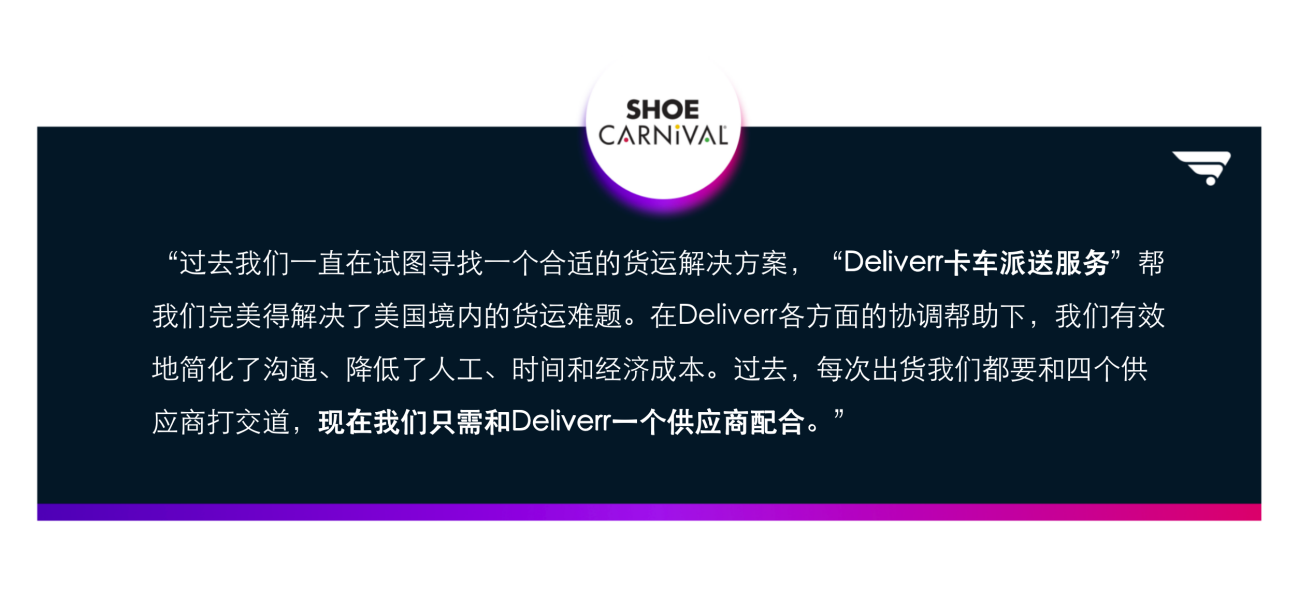 Deliverr推出卡车派送服务，为商家提供快速、实惠、无忧的运输服务