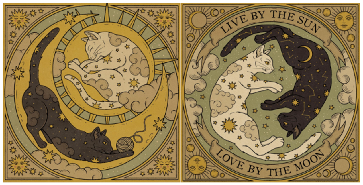 219家店被起诉，涉及11幅含哥特式元素的魔幻猫咪作品！