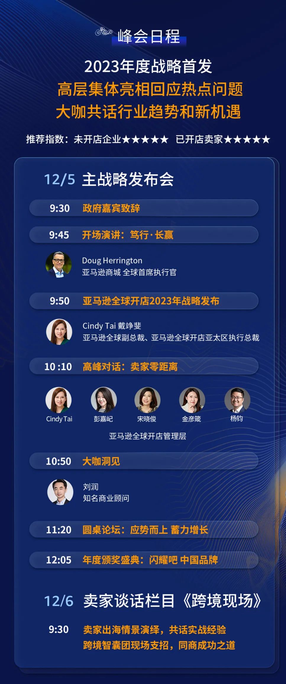 定了！12月5日-10日，亚马逊全球开店2022年度跨境峰会重磅来袭！