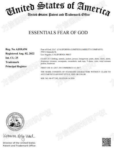 卖家别再侥幸！Fear of God品牌发起3个商标TRO！