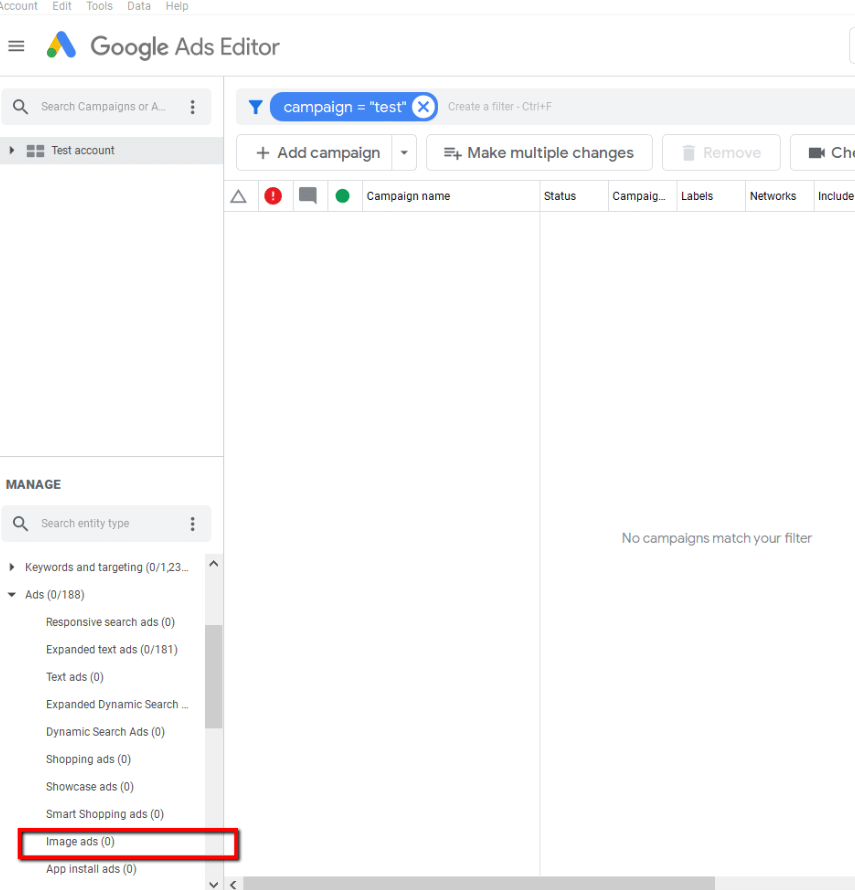 如何使用谷歌广告编辑器上传多个图片广告