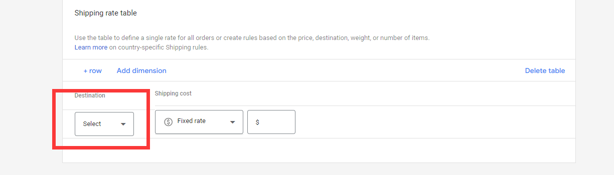 【Google Merchant Center】GMC可以设置一个国家的某几个区域不派送吗？