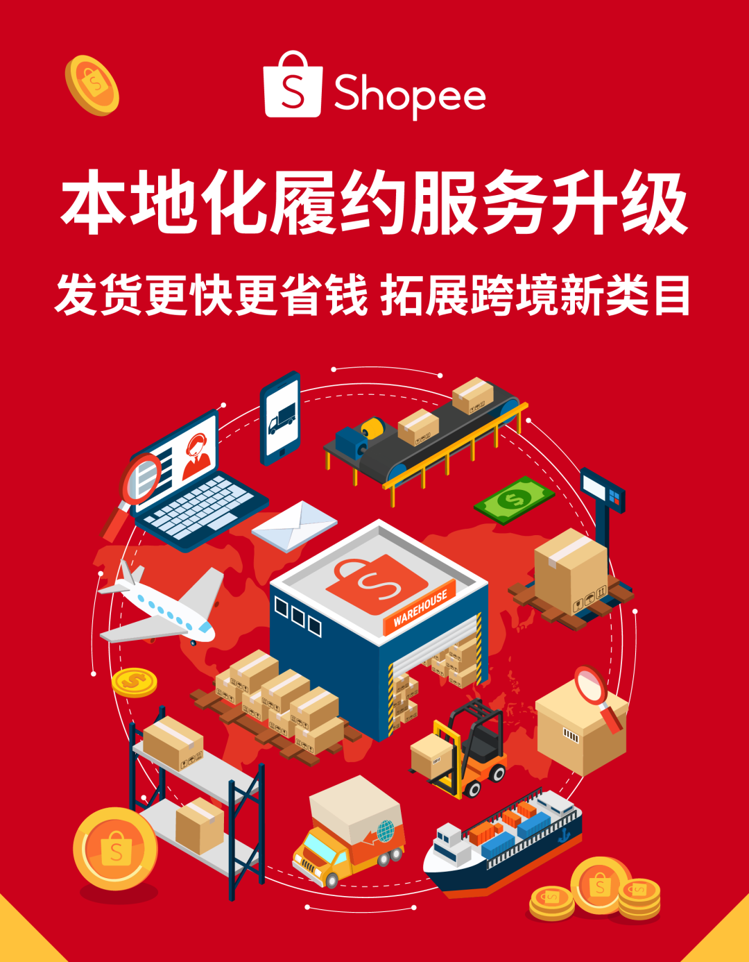 2023 Shopee物流升级更快更省钱! 还有佣金减免等利好重磅推出