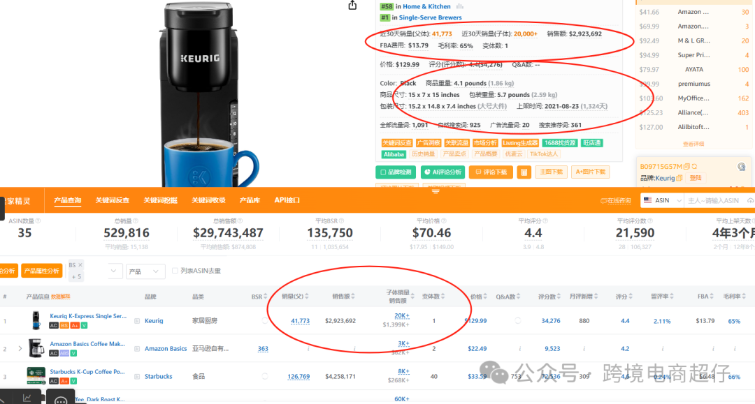 2025.04.08亚马逊选品推荐（仅供参考）：胶囊咖啡机