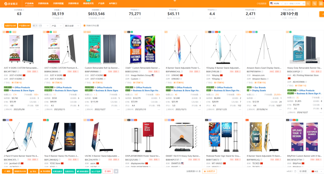 亚马逊选品结合AI解读热门产品第74期，如何快速判断横幅支架的市场是否适合我去做？