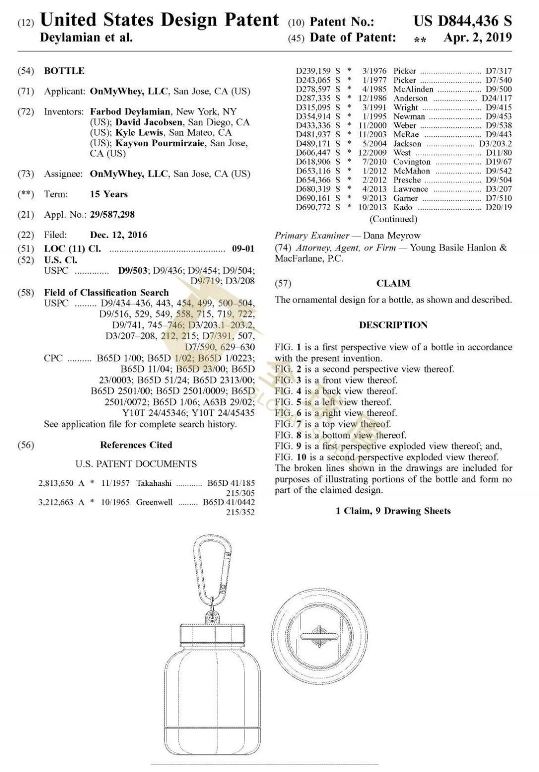 [22-6072] GBC律所代理OnMyWhey起诉！已通过TRO！