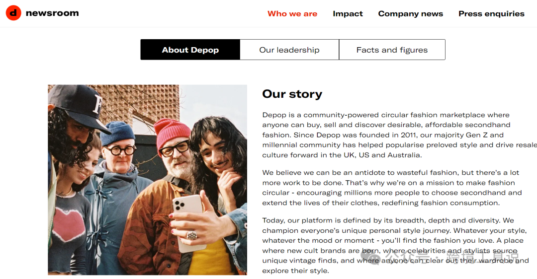 推荐一个英国对标poshmark二手电商平台-depop