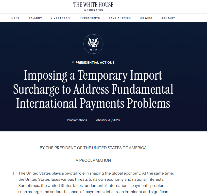 突发！特朗普强制加征10%全球关税