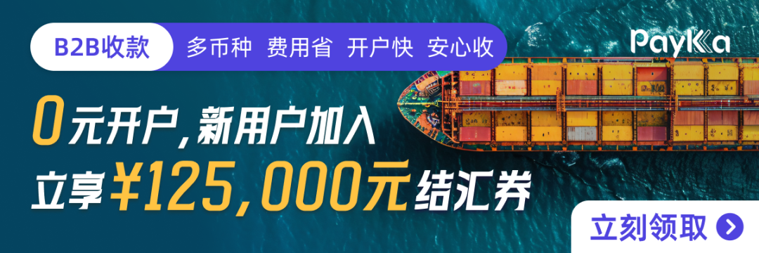 极速到账，超低费率！PayKKa「B2B收结汇」助力小卖家降本增效！