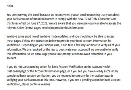 美国《消费者告知法案》已生效！6月27日还未完成验证怎么办？