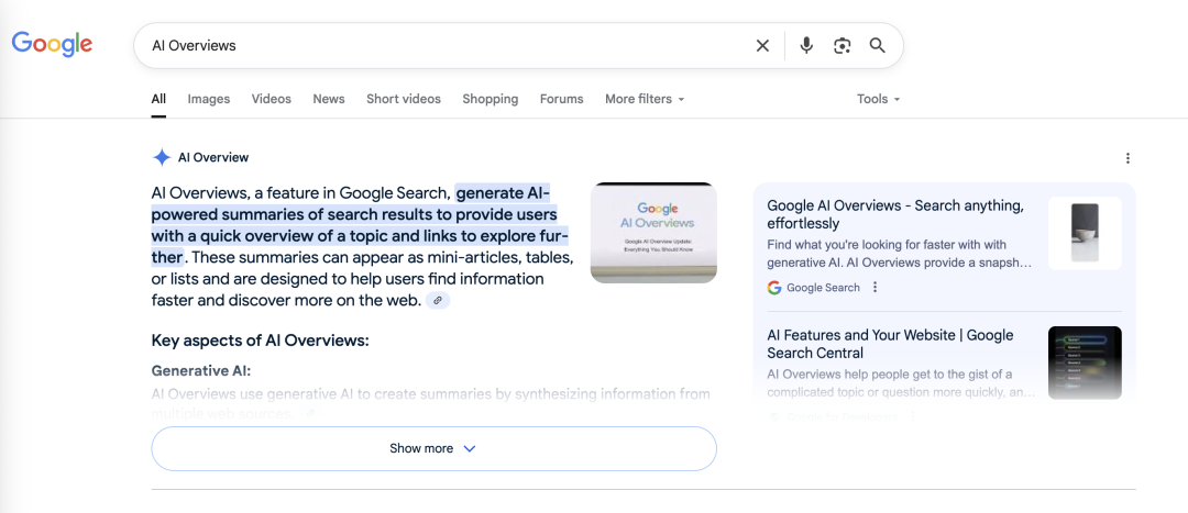 Google全新AI搜索功能登陆英国