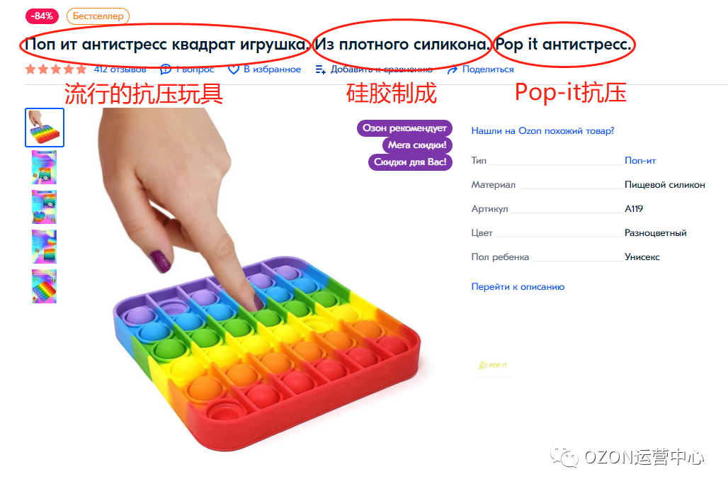 干货来了!如何写出OZON的产品标题引爆流量?因标题问题产品审核不过怎么办?