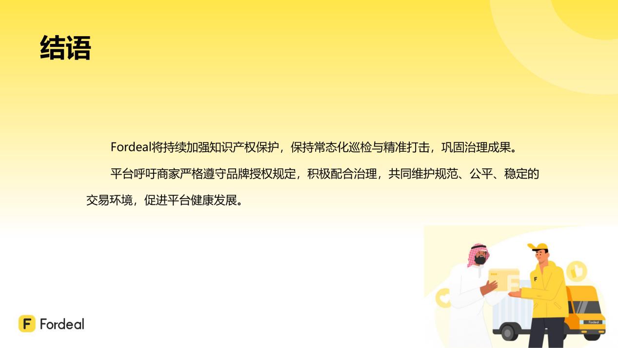 Fordeal文字侵权商品专项治理报告
