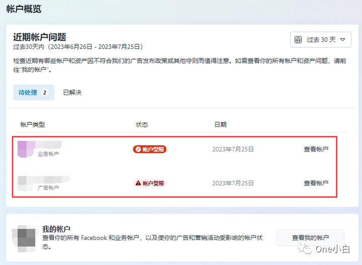 Meta 商务管理平台业务帐户受限如何申请复审？