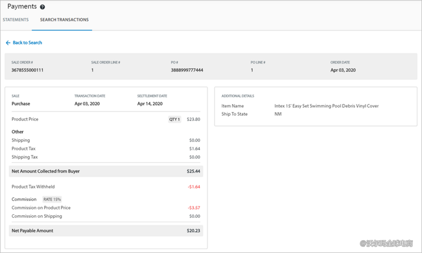 Seller Center报告分析：Payments