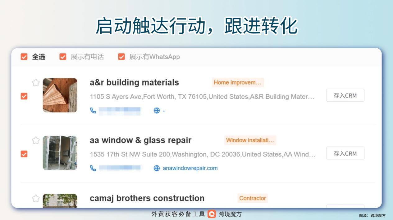 不瞎找!建材外贸用地图获客,订单主动找上门