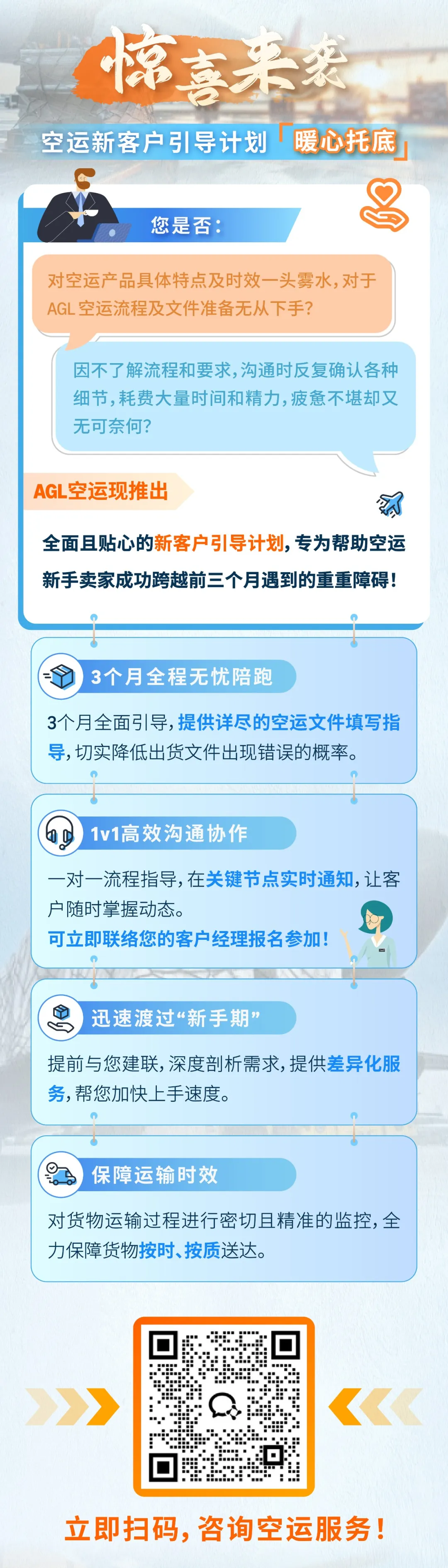 AGL空运「新卖家护航计划」 助您无忧启航！