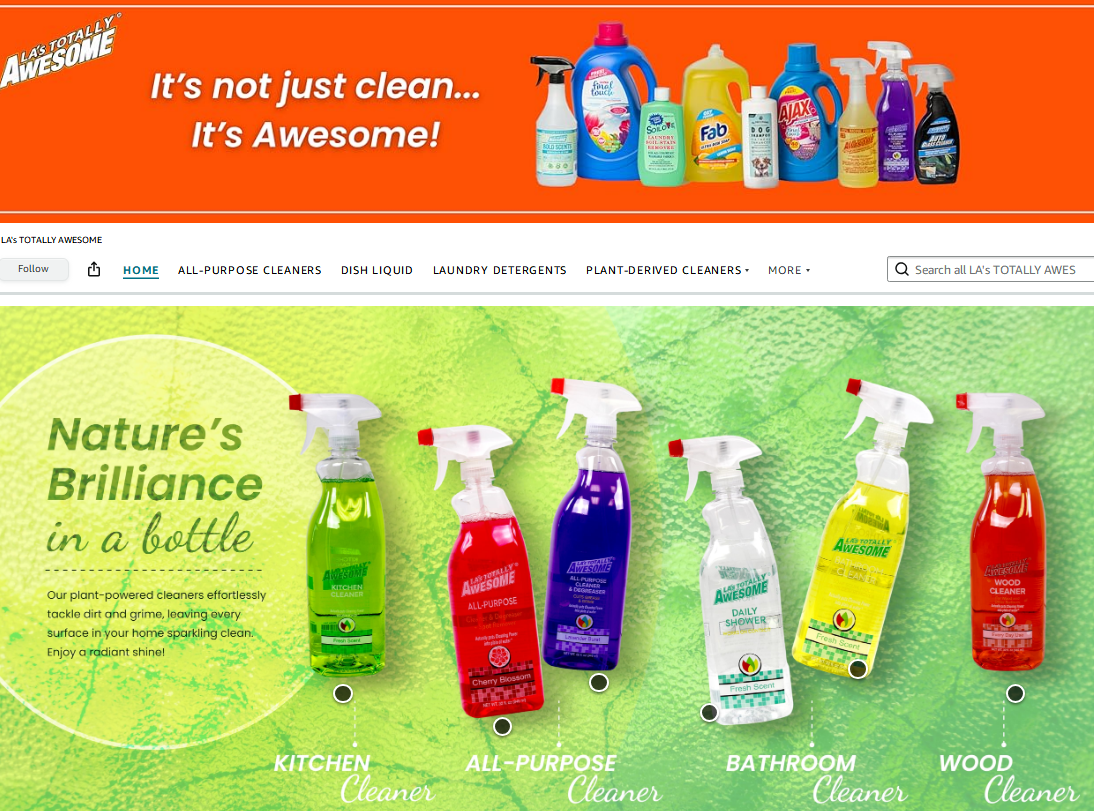 TRO新案！LA’s Totally Awesome清潔劑商標(biāo)維權(quán)中！