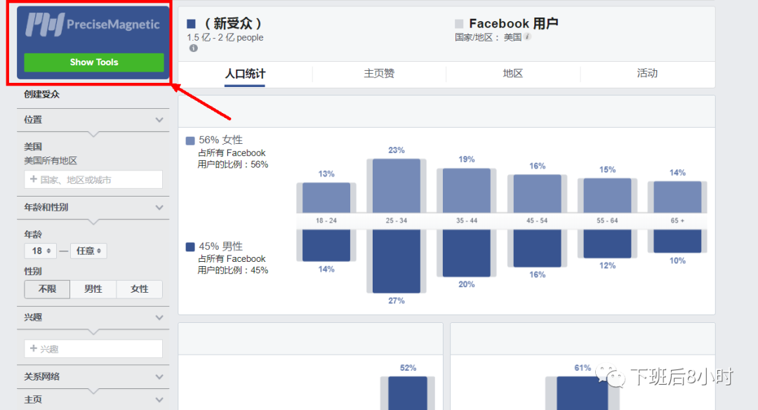 拓宽Facebook广告受众兴趣的工具