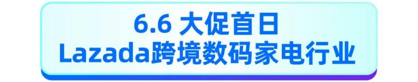 从6.6销售爆点看年中商机，Lazada 6.6首日跨境数据抢先看！