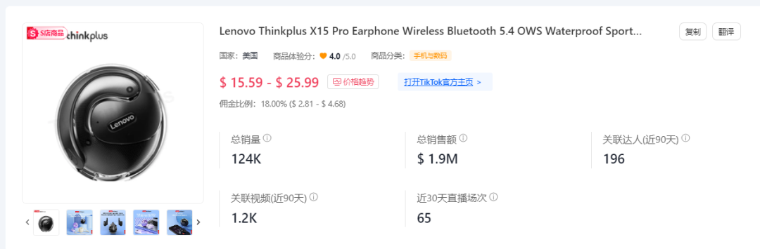 日卖1.1万件，一周吸金近百万！TikTok Shop美国小店(2.26-3.3)新榜