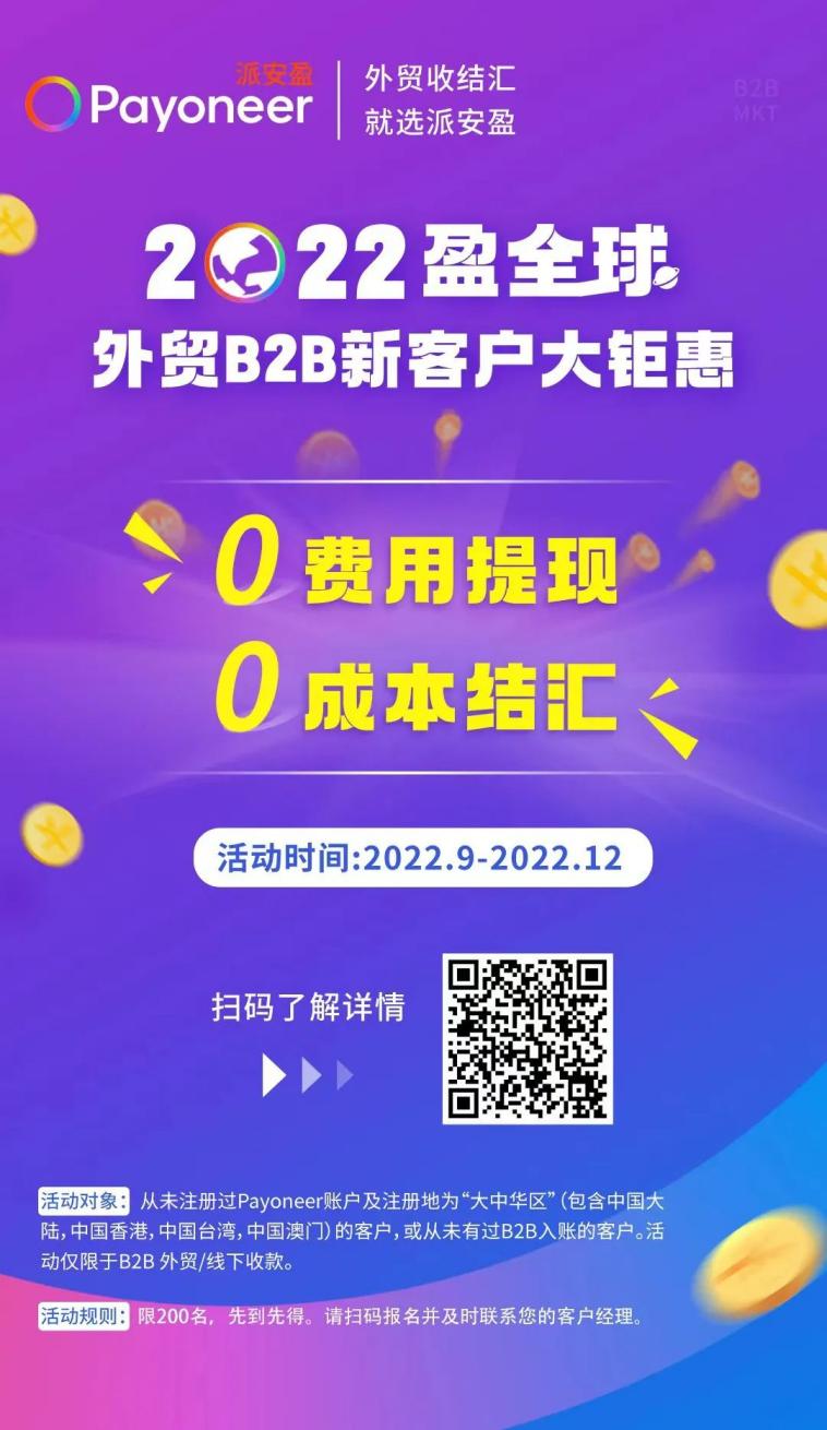 2022盈全球：外贸B2B新客户大钜惠