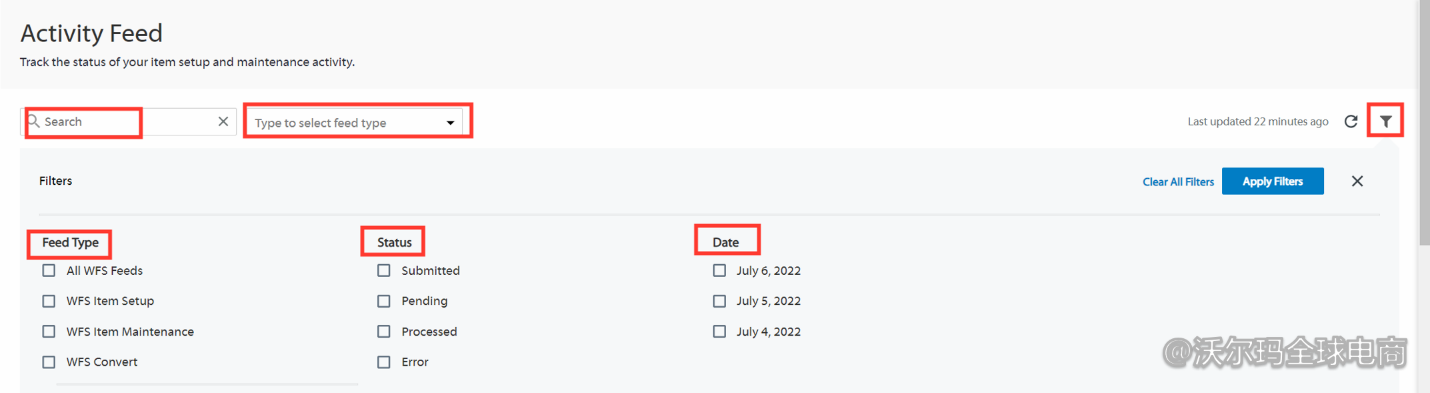 Seller Center报告分析：Activity Feed