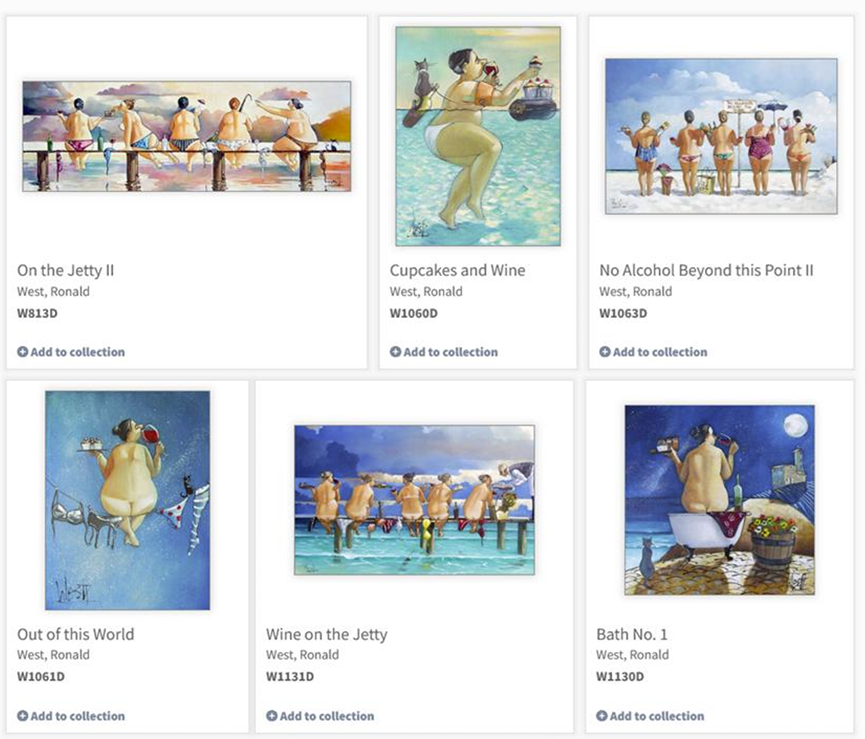 南非艺术家发起TRO！地中海生活系列版权画危！