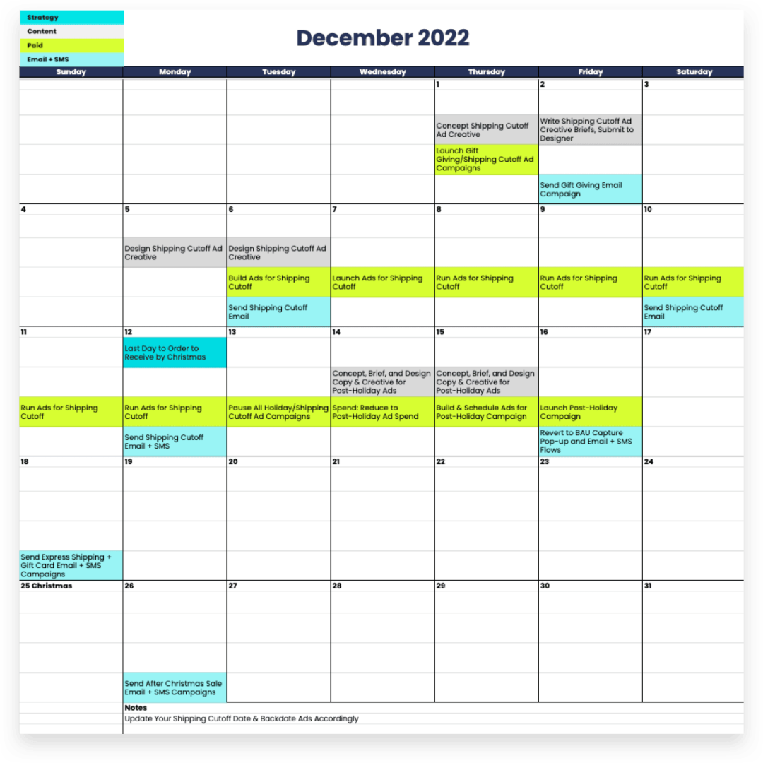 3000字长文实战,2022年黑五海外社交媒体活动营销日历