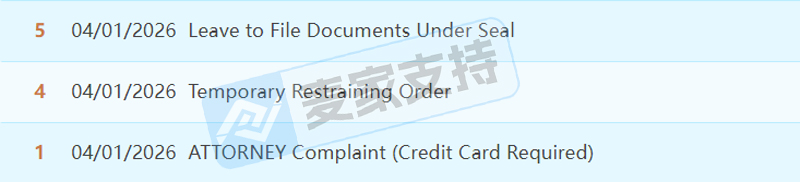 26-cv-00531,keith新案TRO警报！198个涉案店需马上行动！