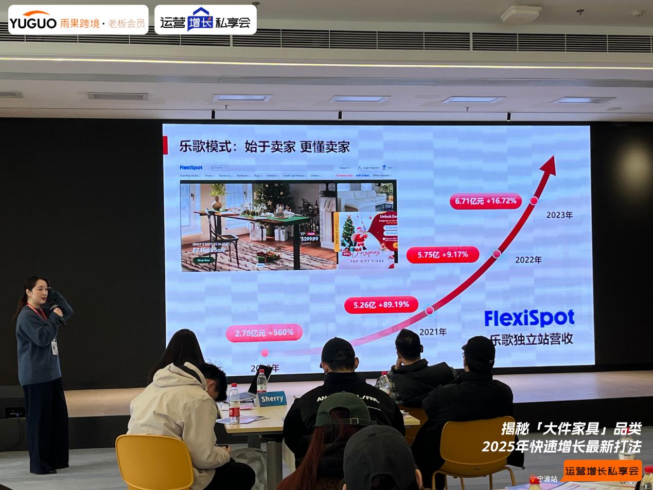 雨果跨境“运营增长私享会”第⑱期：2025年大件家具出海热销趋势及运营打法