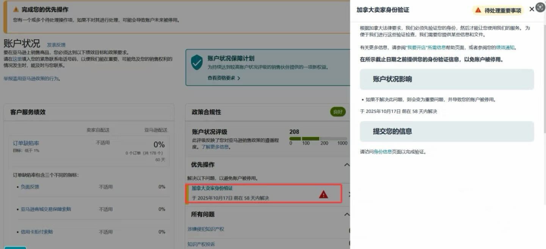 2026亚马逊加拿大站卖家资质审核KYC详解