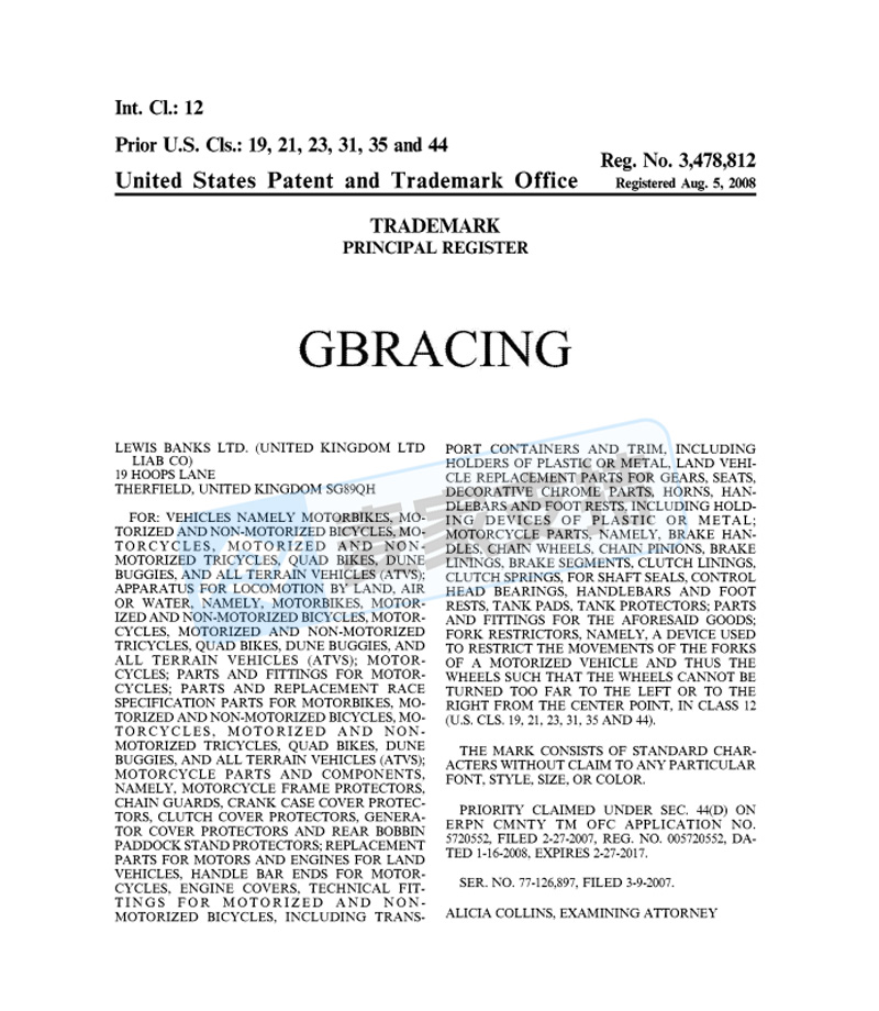 26-cv-01928｜GBRacing隐匿维权，215店涉案TRO已被冻结