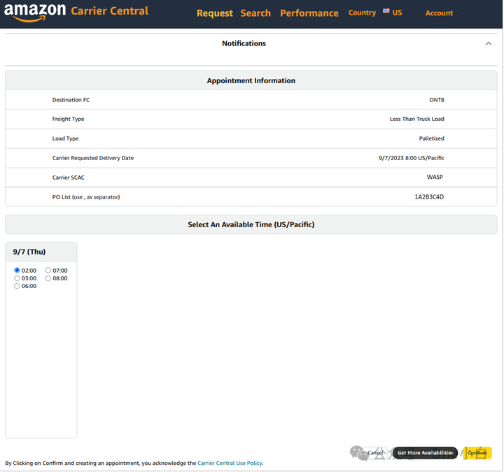 什么是亚马逊承运人平台 Carrier Central？账户注册，预约申请，状态查询及电子 POD 检索流程详细介绍（美国站）