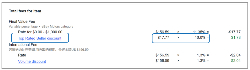 关于eBay春季卖家更新中费用问题