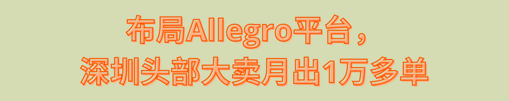 Allegro成功卖家经验分享——听听大卖如何轻松保持月销上万单？