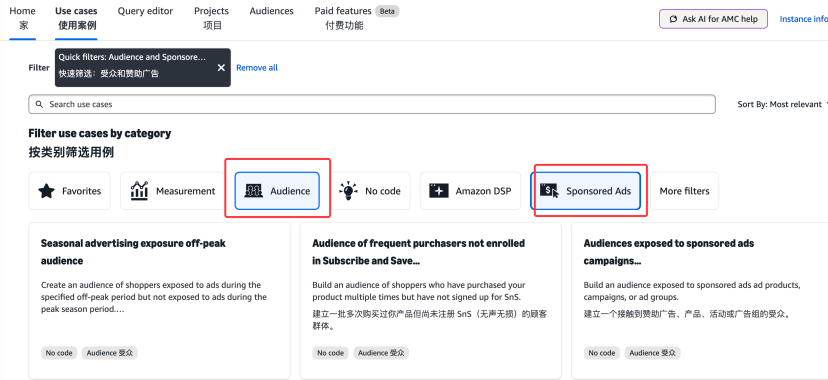 很多卖家都在提AMC，它到底和关键词投放有什么不一样？