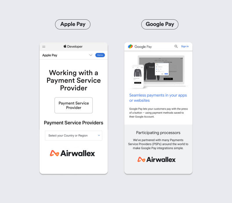 空中云汇Apple Pay/Google Pay「Express Checkout」，提升12%收单成功率